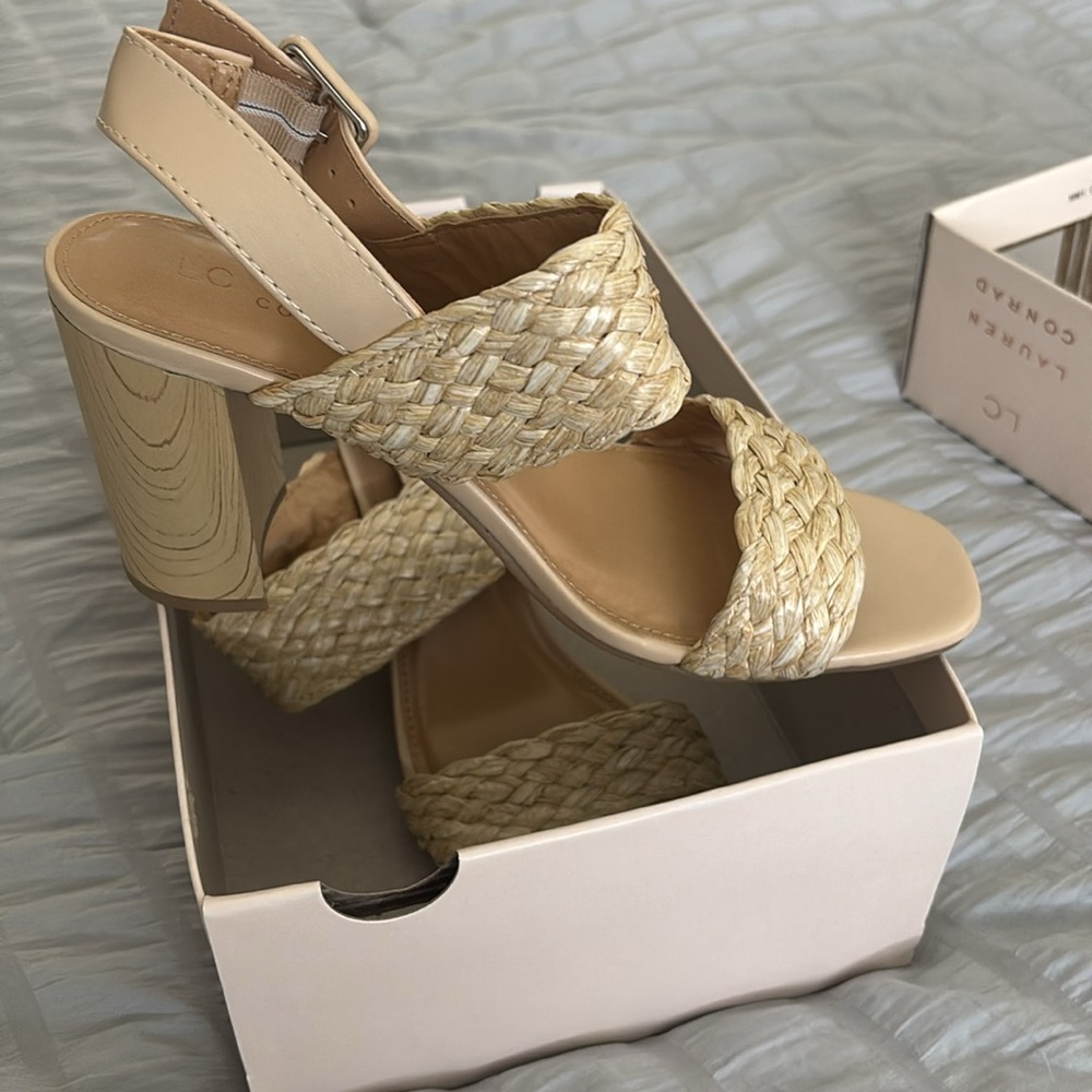 LC Lauren Conrad Women's Brown Sandals